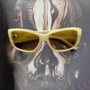 Miu Miu Square Crown Logo Sunglasses SMU05G